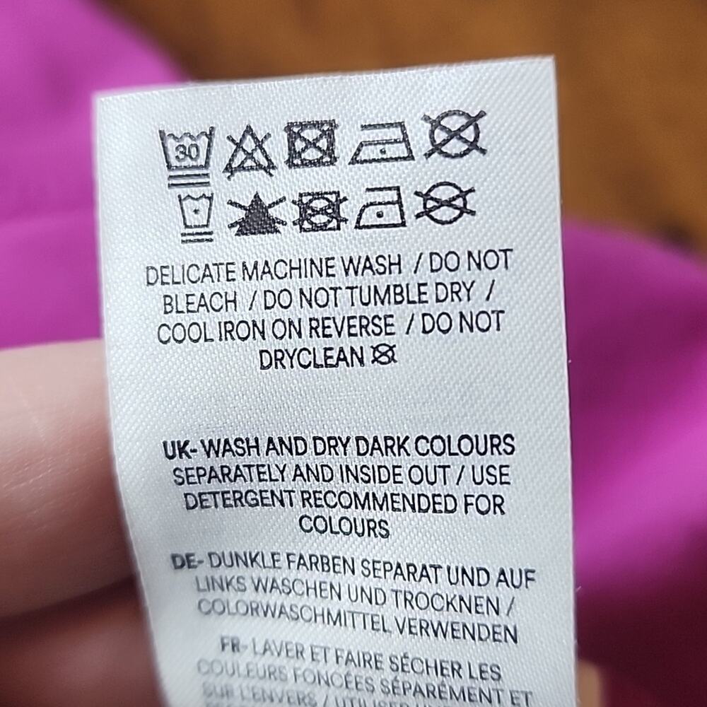 BODEN | Vibrant Purple Ruched Bodycon Long Sleeve Cotton Blend Midi Dress | 4 - Picture 10 of 11